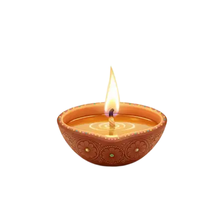 Multiple Diya Png Transparent For Diwali Frame Design - Free Png Download