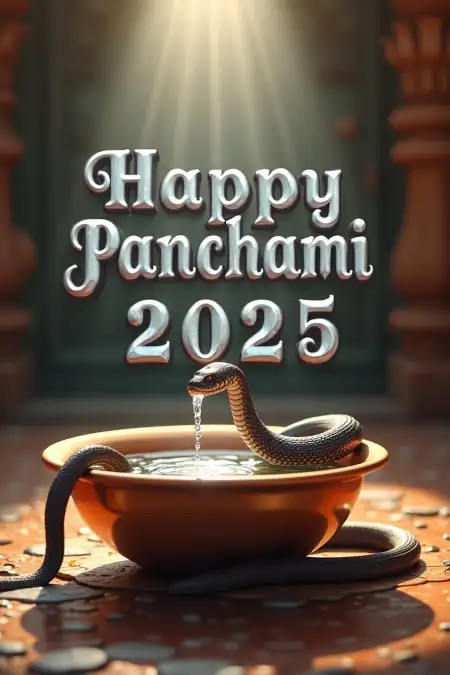 Nag Panchami 2025 Creative Art Image - Free Appy Nag Panchami 2025 Download