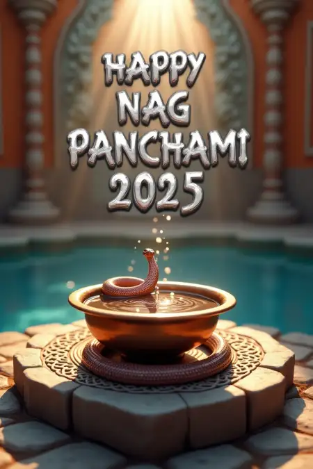Nag Panchami 2025 Greetings Card Design - Free Happy Nag Panchami Download