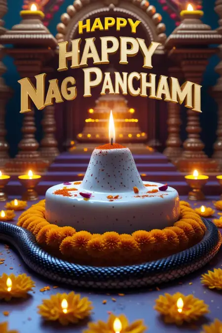 Nag Panchami 2025 Instagram Post Image - Free Happy Nag Panchami Download