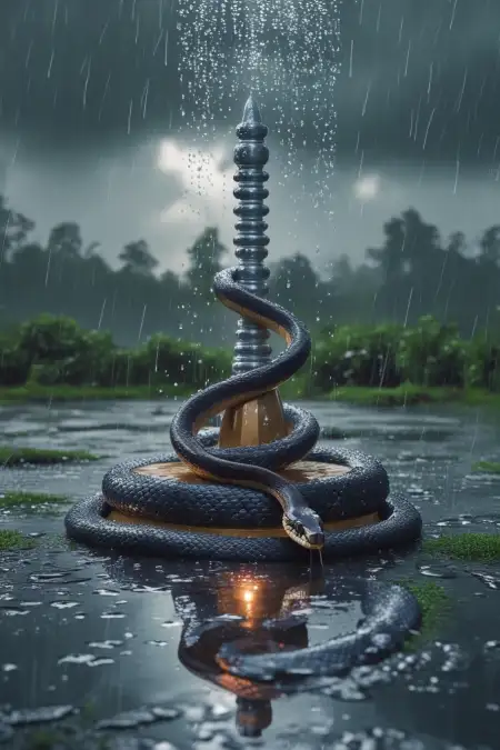 Nag Panchami Mandala Snake Design Image - Free Happy Nag Panchami Download