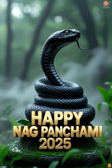 Nag Panchami Rangoli Design Image 2025 - Free Happy Nag Panchami Download