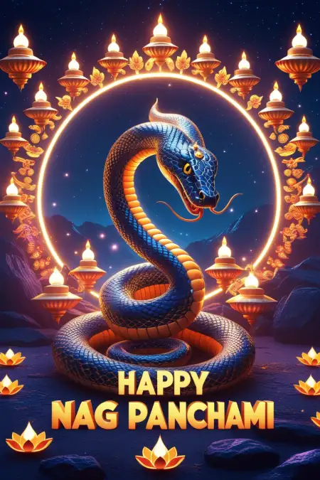 Nag Panchami WhatsApp Status Wishes 2025 - Free Happy Nag Panchami Download