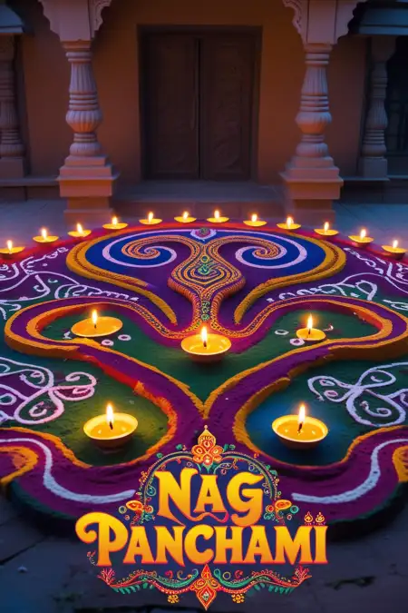 Nag Panchami Wishes For Instagram Post - Free Happy Nag Panchami Download
