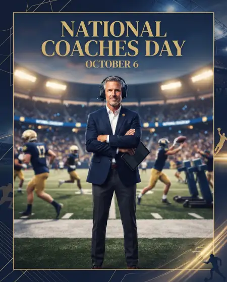 national coaches day celebration poster 2026 - National Coaches Day 2026