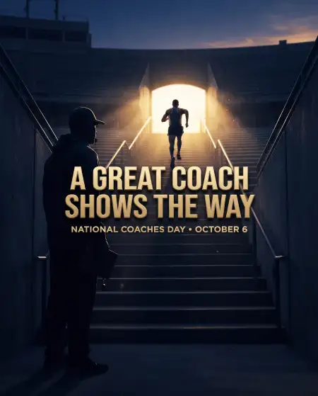 national coaches day creative poster 2026 - National Coaches Day 2026