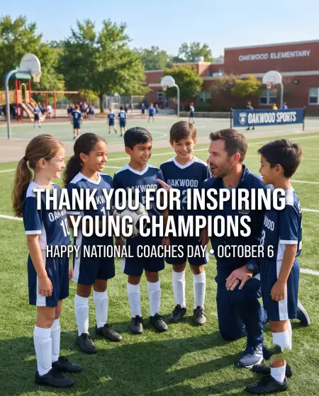 national coaches day greeting card 2026 - National Coaches Day 2026