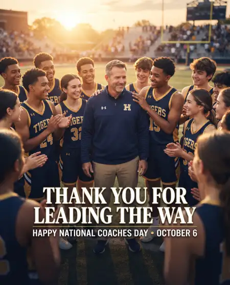 national coaches day thank you card 2026 - National Coaches Day 2026