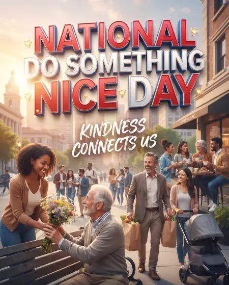 national do something nice day acts of kindness - National Do Something Nice Day Kindness Poster