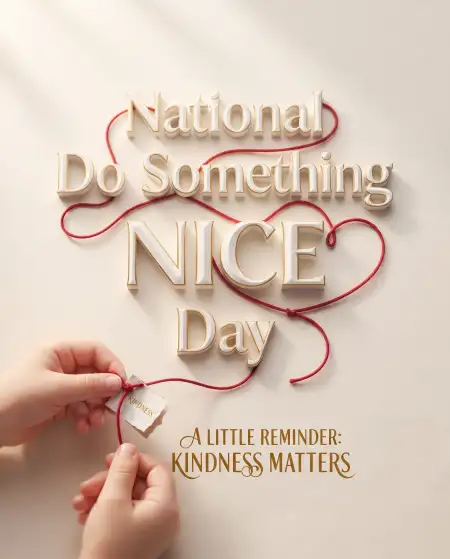 national do something nice day good deed ideas