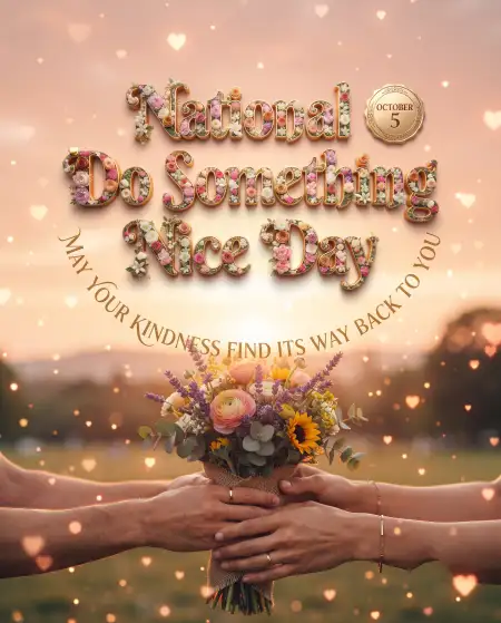 national do something nice day kindness background