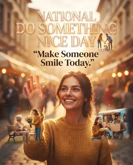 national do something nice day make someone smile 2026 - National Do Something Nice Day 2026