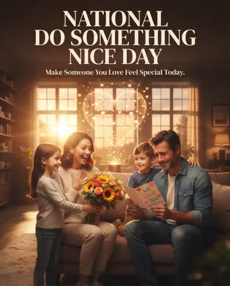 national do something nice day messages for family