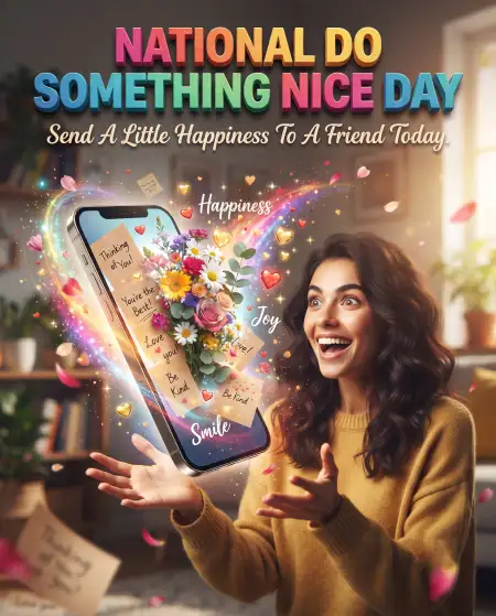 national do something nice day messages for friends