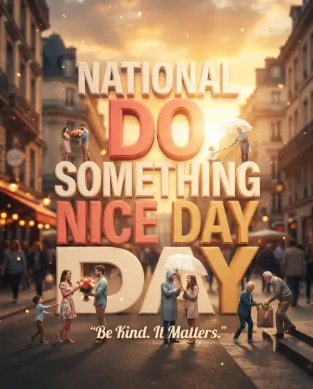 national do something nice day motivational quotes