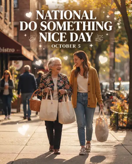 national do something nice day october 5 2026 - National Do Something Nice Day 2026