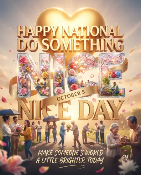 national do something nice day png free download - Free Download