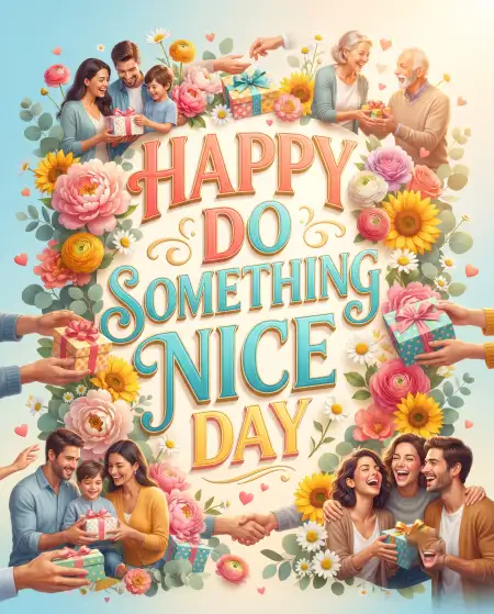 national do something nice day wishes for family - National Do Something Nice Day 2026