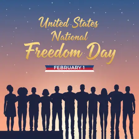 National Freedom Day Civil Rights Poster - Free United States National Freedom Day Download