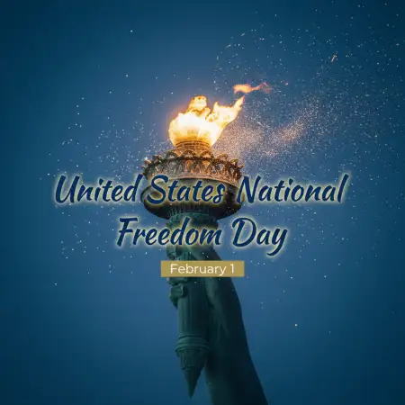 National Freedom Day Creative Artwork - Free United States National Freedom Day Download