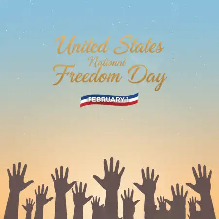 National Freedom Day Creative Poster Ideas - Free United States National Freedom Day Download