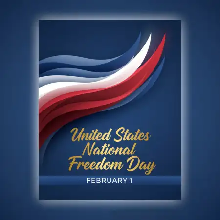 National Freedom Day Powerpoint Design - Free United States National Freedom Day Download