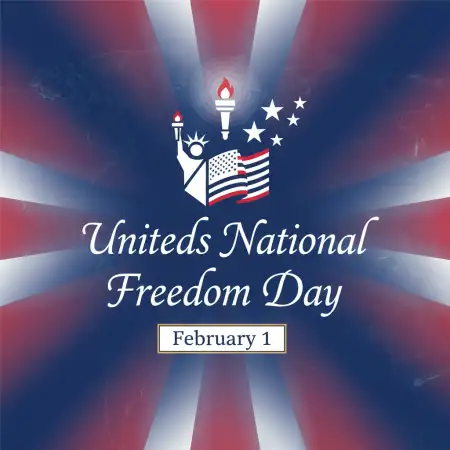 National Freedom Day Unity Theme - Free United States National Freedom Day Download