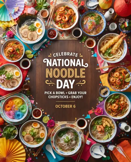 national noodle day food ideas 2026