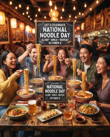 national noodle day food lover celebration 2026 - National Coaches Day Celebration 2026