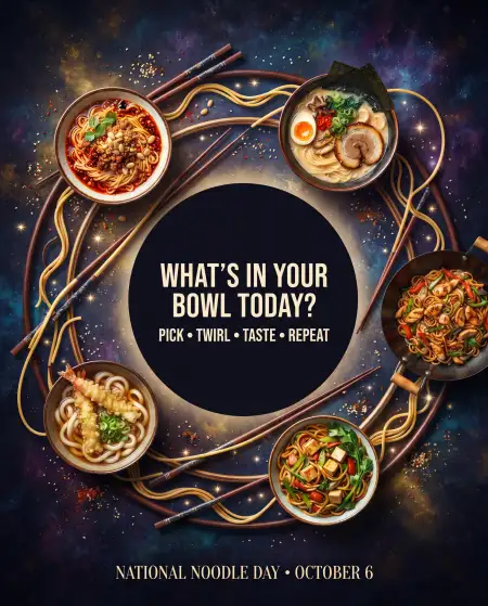 national noodle day noodle recipes 2026