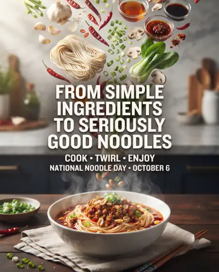 national noodle day october 6 2026