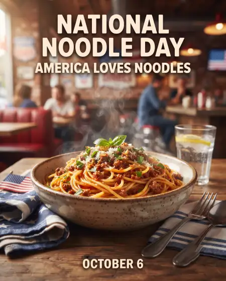 national noodle day restaurant promotion 2026
