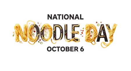 national noodle day typography png 2026