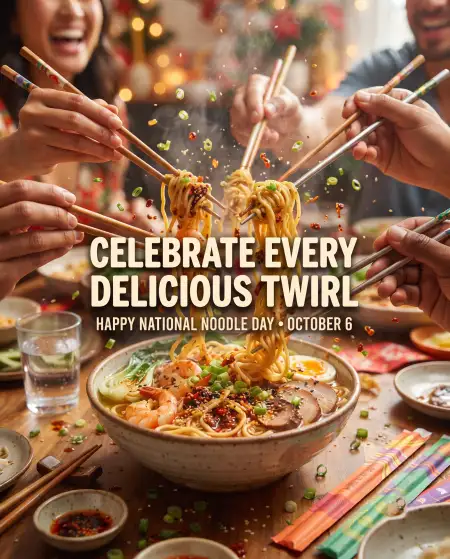 national noodle day viral post 2026