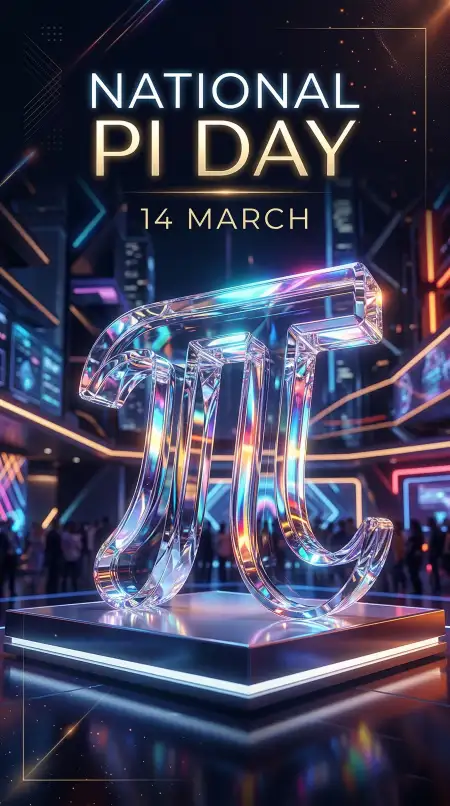 National Pi Day Celebration Typography - Free National Pi Day Download