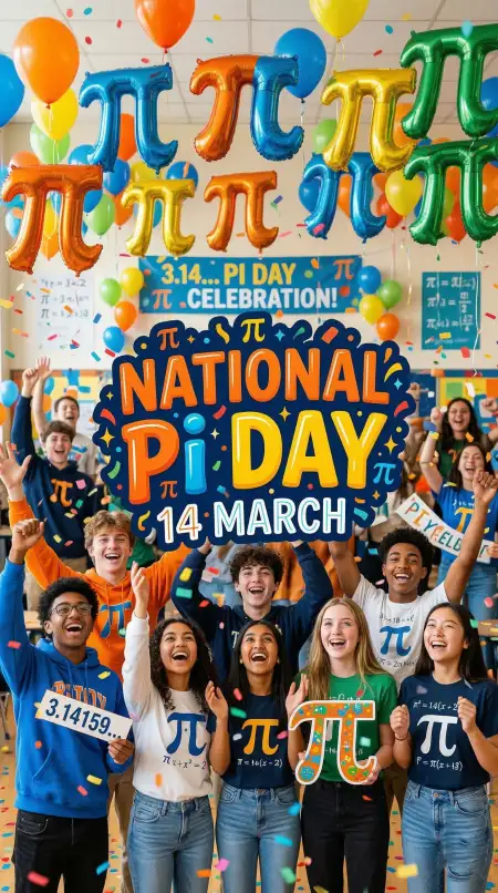 National Pi Day Education Celebration Banner - Free National Pi Day Download