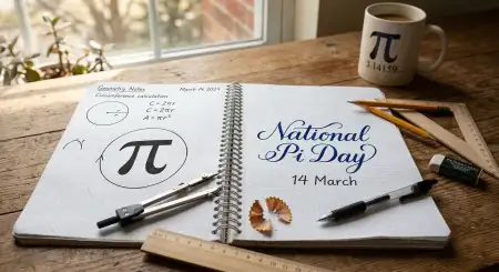 National Pi Day Mathematics Illustration Design - Free National Pi Day Download
