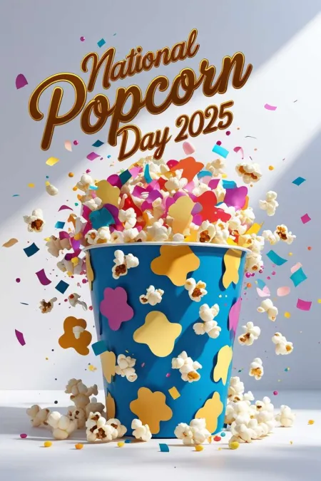National Popcorn Day Celebration Backgrounds In 4k Resolution - Free Background Download