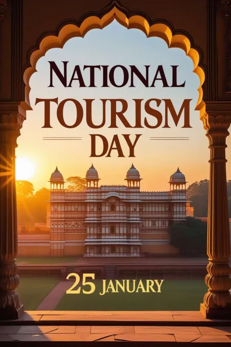 National Tourism Day Background Featuring Global Destinations - Free Background Download
