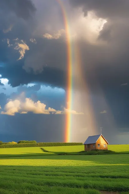 Nature Background Photos With Vibrant Rainbows - Free Nature Background Download