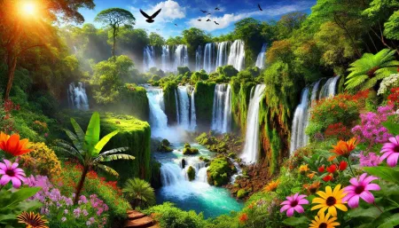 Nature Background Photos With Waterfalls - Free Nature Background Download