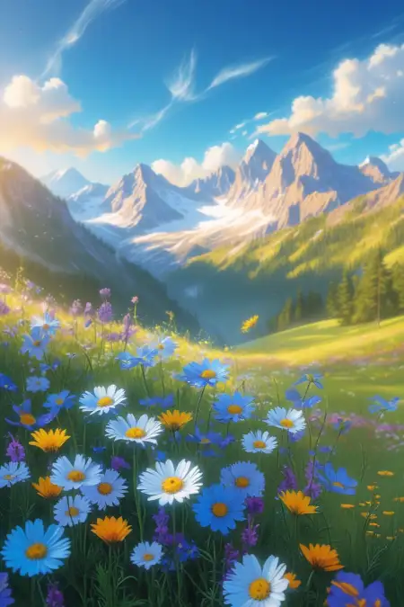 Nature Background With Birds And Sky - Free Related Nature Background Image