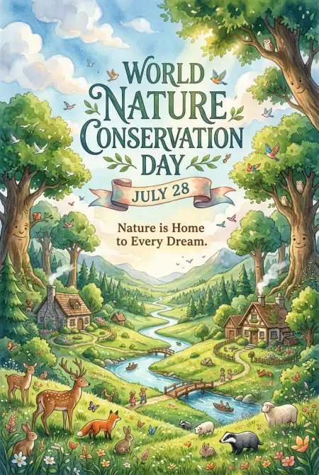 Nature Conservation Flyer Template - Free World Nature Conservation Day 2026 Download