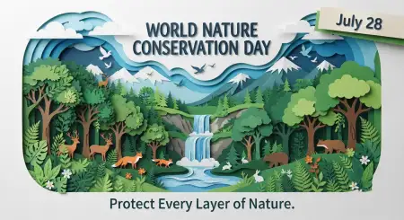 Nature Conservation Speech Background - Free World Nature Conservation Day 2026 Download