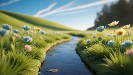 Nature Wallpaper Desktop Featuring Serene Lakes - Free Related Nature Wallpaper 3d Image