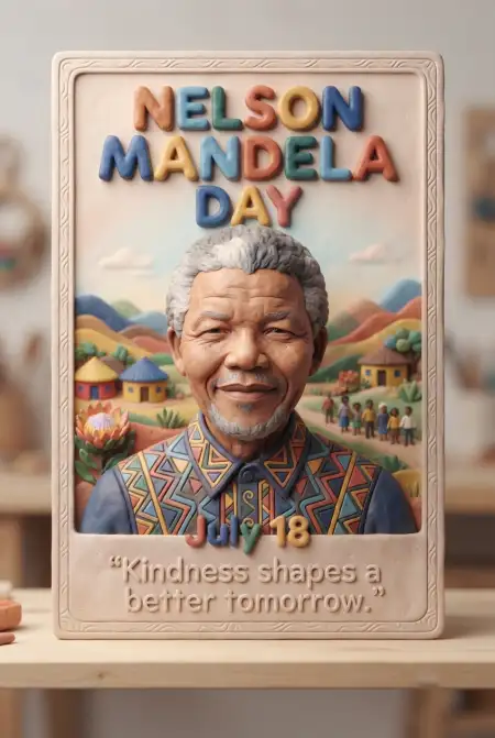 Nelson Mandela Awareness Poster 2026 - Free Nelson Mandela Poster 2026 Download