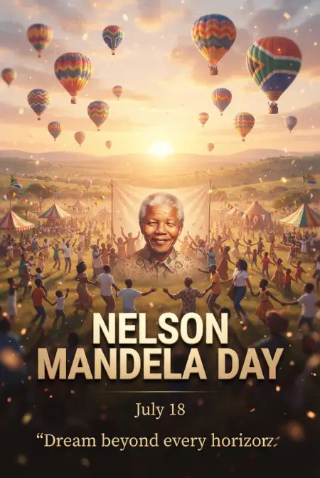 Nelson Mandela Day Campaign Poster 2026 - Free Nelson Mandela Poster 2026 Download