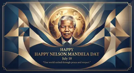Nelson Mandela Day Wishes Banner - Free Nelson Mandela Day Wishes Download