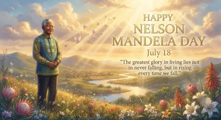 Nelson Mandela Day Wishes Download Png - Free Nelson Mandela Day Wishes Download