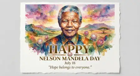 Nelson Mandela Day Wishes For Hope - Free Nelson Mandela Day Wishes Download
